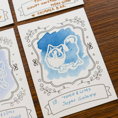 Thousand Skies - Ink Cards - Neighborhood Cats