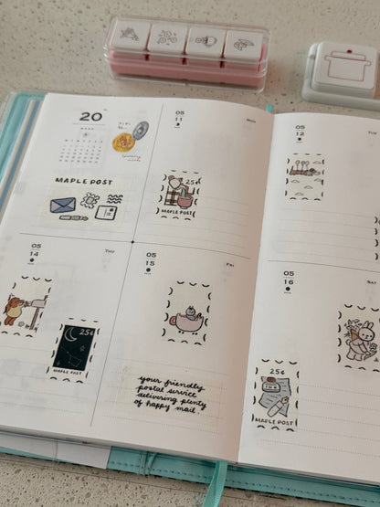 dana ate oatmeal! - Maple Post Washi Sticker Sheet