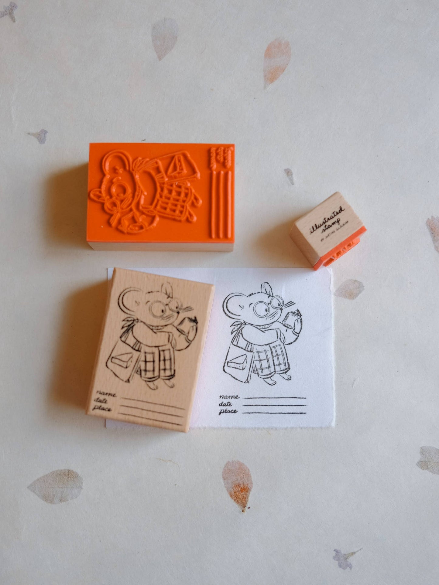 Justine Gilbuena - Rubber Stamp - Bookish Mouse
