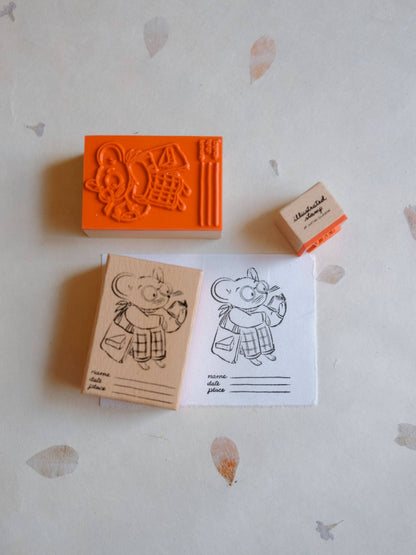 Justine Gilbuena - Rubber Stamp - Bookish Mouse