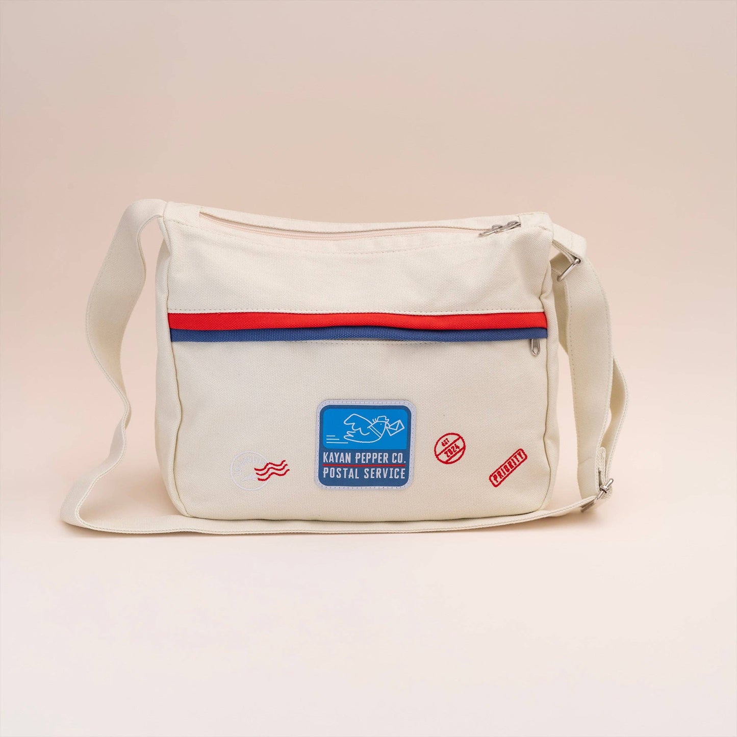 Kayan Pepper Co. - Kayan Postal Service Shoulder Bag - Cream White