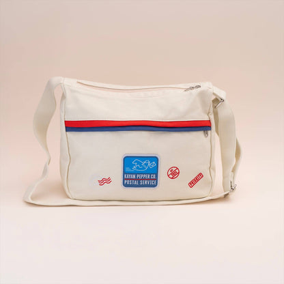 Kayan Pepper Co. - Kayan Postal Service Shoulder Bag - Cream White