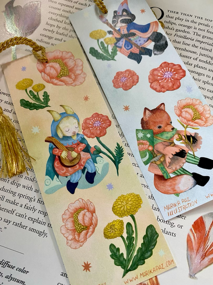 Marika Paz Illustration - Knight, Wizard, Bard Bookmark