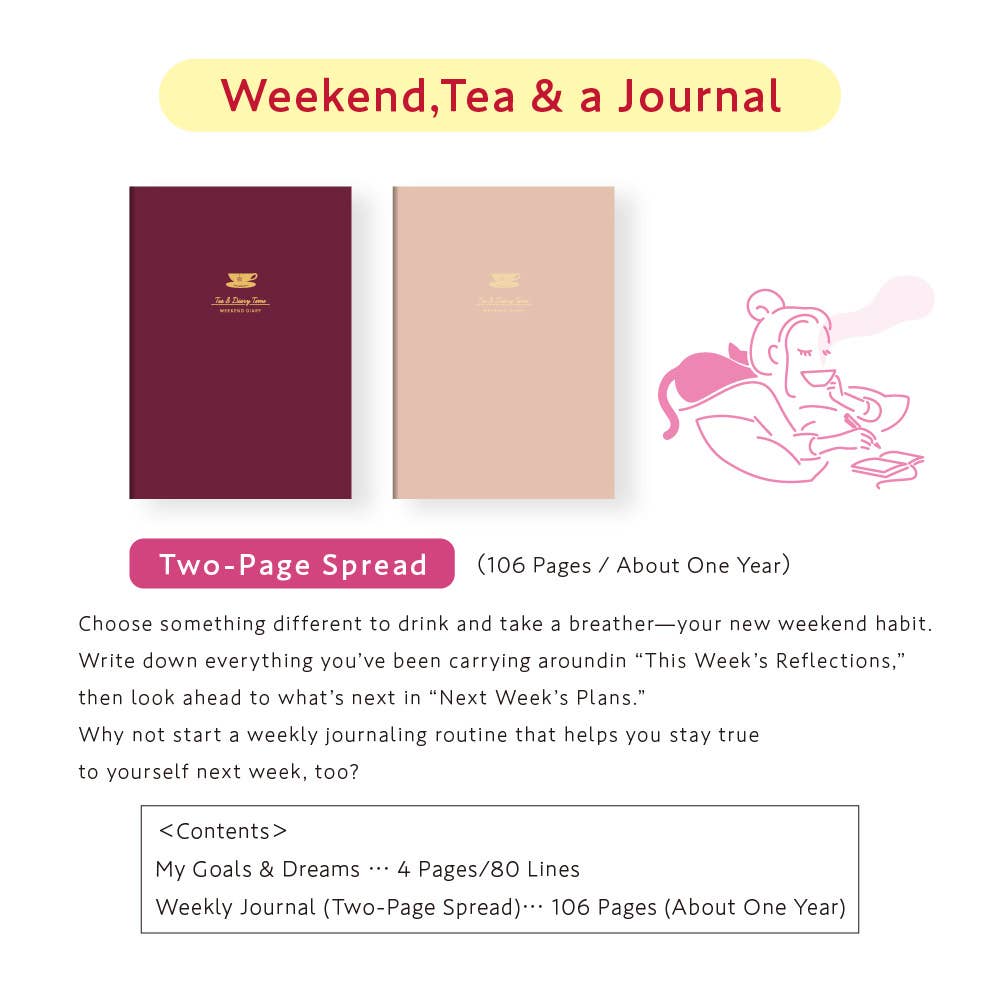 DAIGO - Teatime Journal – Weekend, Tea & a Journal Relaxing