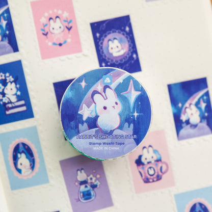 Thousand Skies - Stamp Washi Tape - Rabbit's Shooting Star