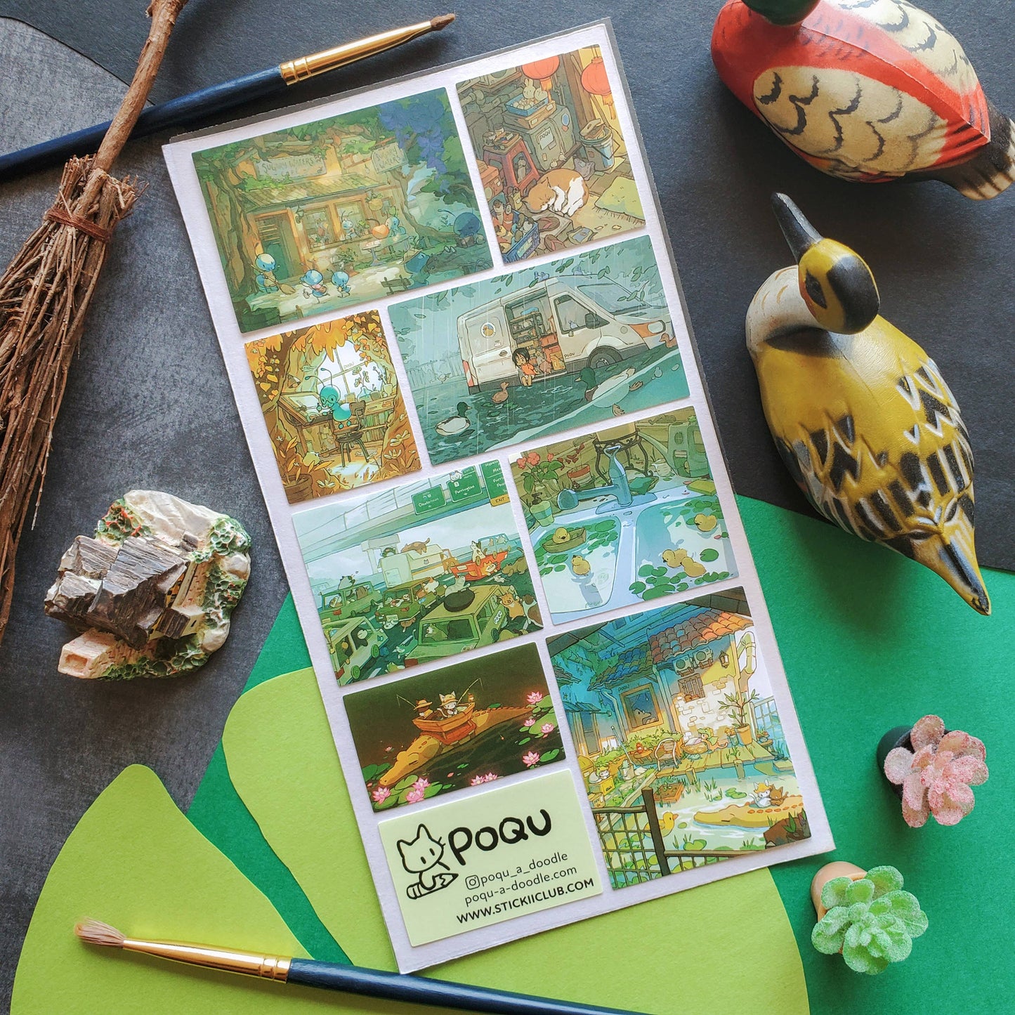 STICKII - Sticker Sheet - Tiny Adventures