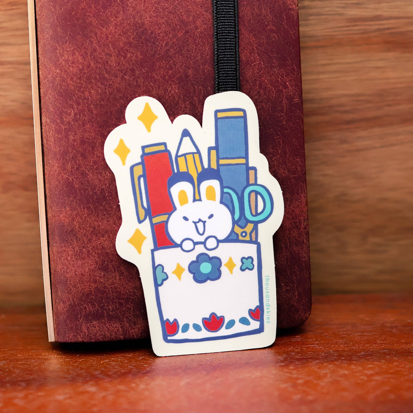 Thousand Skies - Holographic Vinyl Sticker - Pen Holder