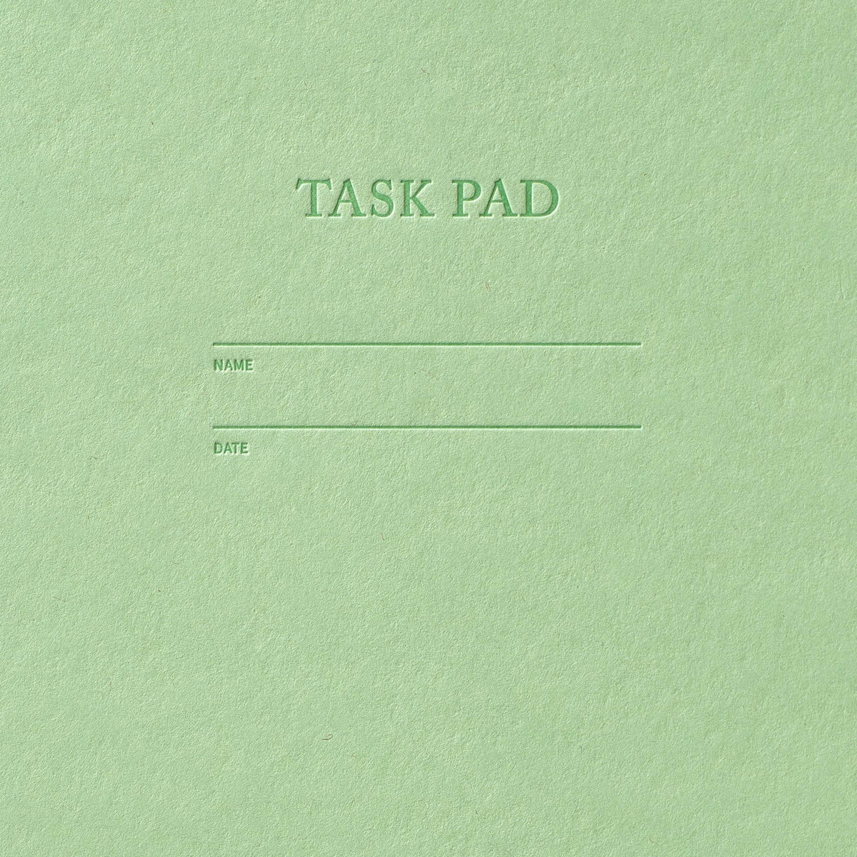Shorthand Press - Task Pad Notebook - Mint