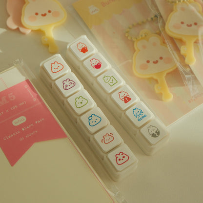 2jingis2jing - Bunny Button Stamp: Bunny Marks