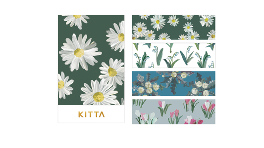 KITTA Washi Tape - Flower 9