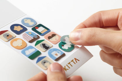 KITTA Washi Tape - Clear Series - Postage Stamp Home