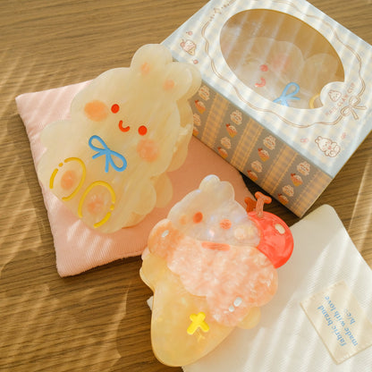 2jingis2jing - Bunny Hair Claw Clip