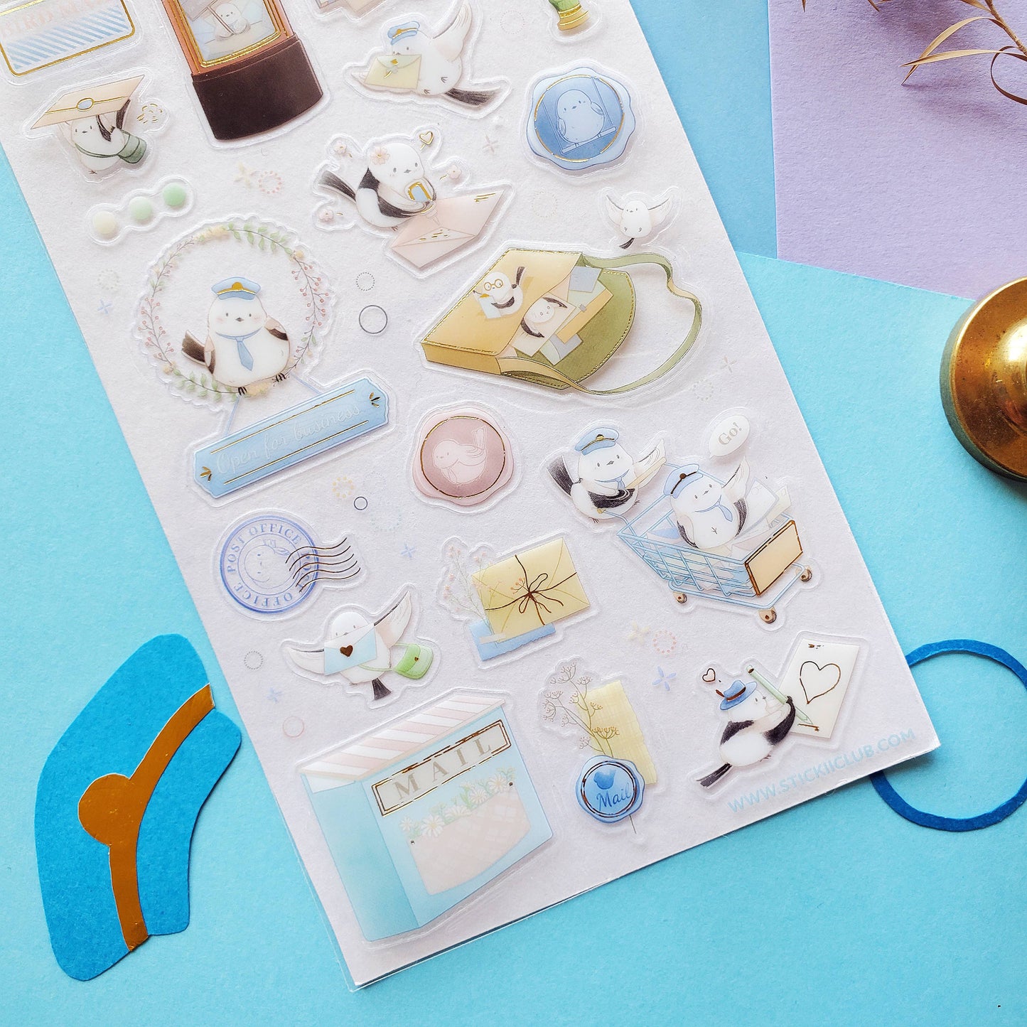 STICKII - Sticker Sheet - Birb Post