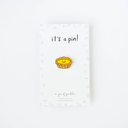 A Jar Of Pickles - Enamel Pin - Dan Tat Egg Tart