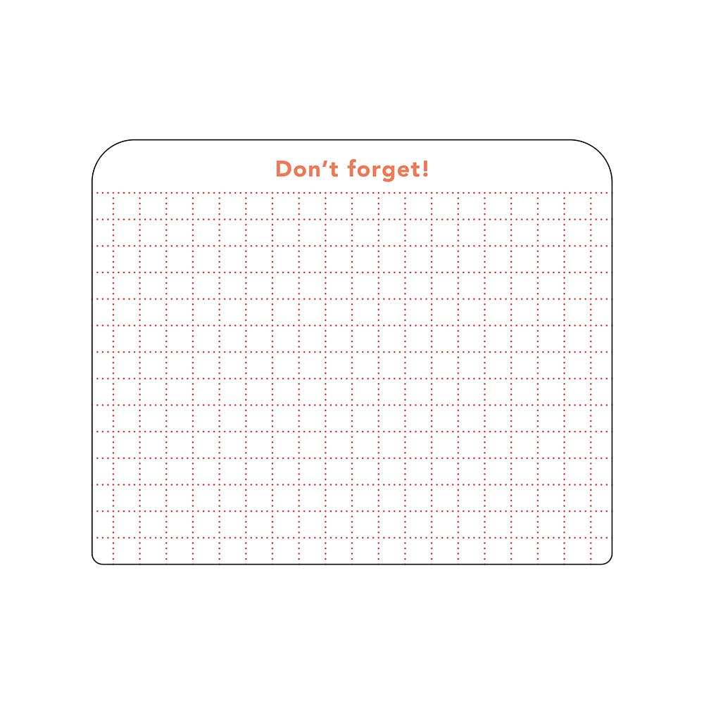 DAIGO - Isshoni. Things To Do Sticky Notes - Large - Red