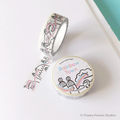 Cheery Human Studios - Rainbow Town Washi Tape