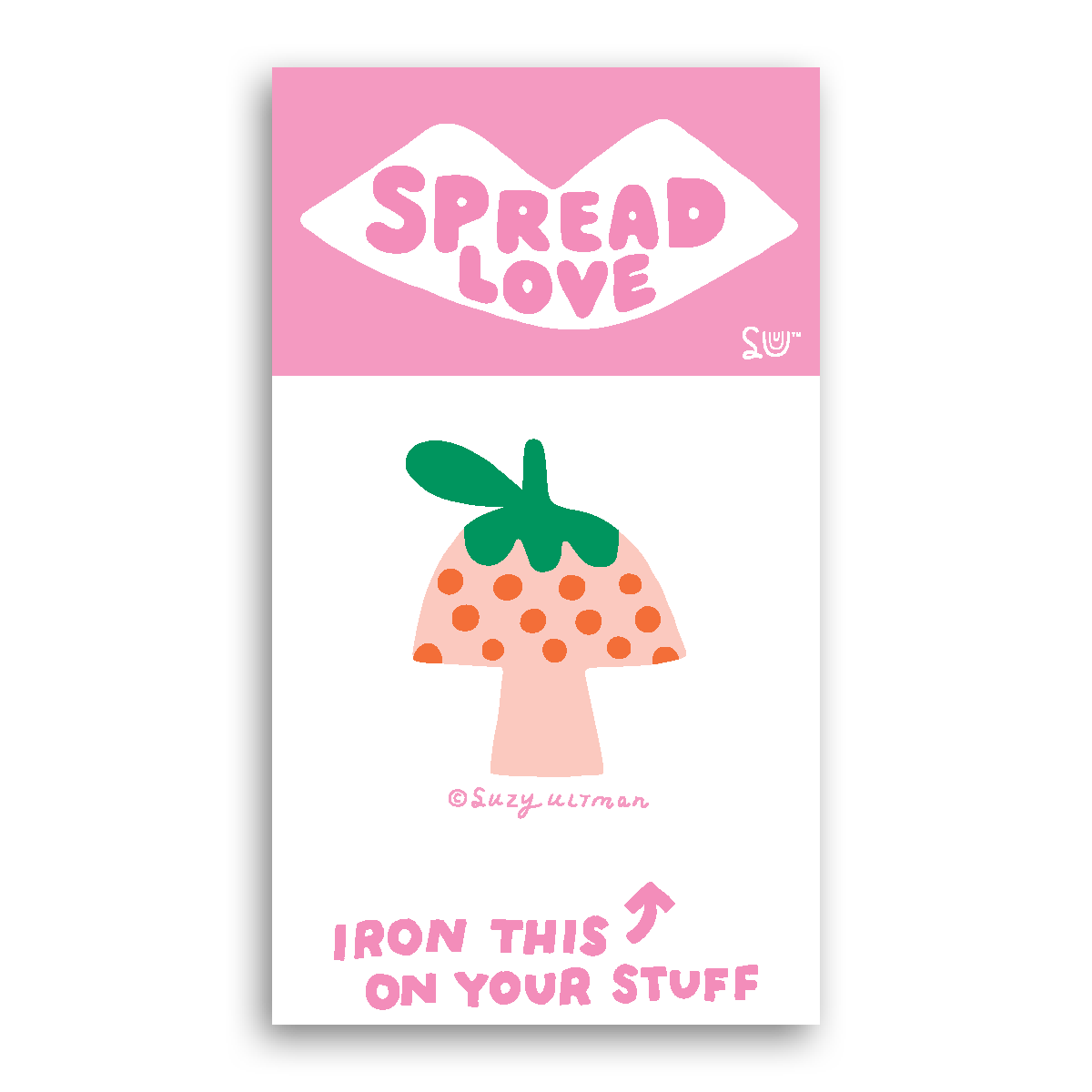 Hot Dang Press - HDP x Suzy Ultman L'il Something Iron-On Cards - 6 Pack of Love