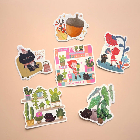 Tiny Kikimo - Quiet Moments Sticker Pack