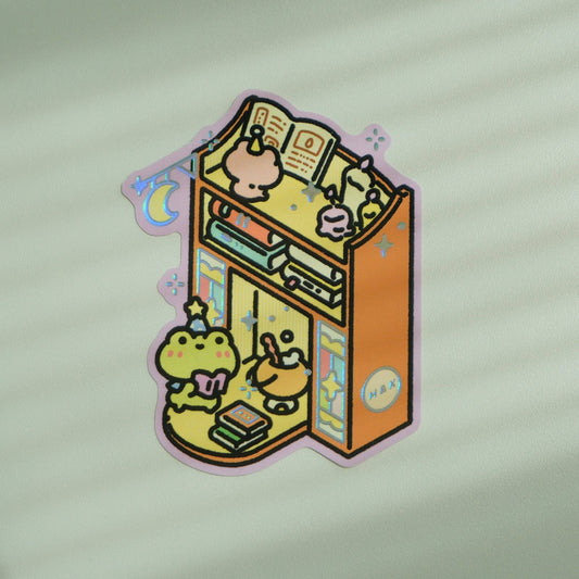 2jingis2jing - Die Cut Sticker - Bunnie Island Reading Club - Mizuki & Kira