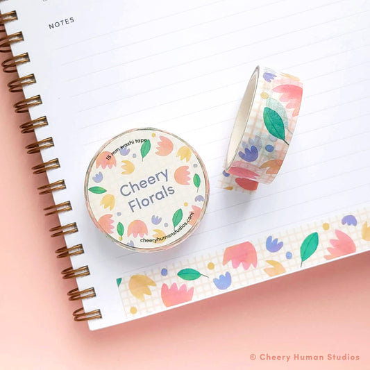 Cheery Human Studios - Cheery Florals Washi Tape