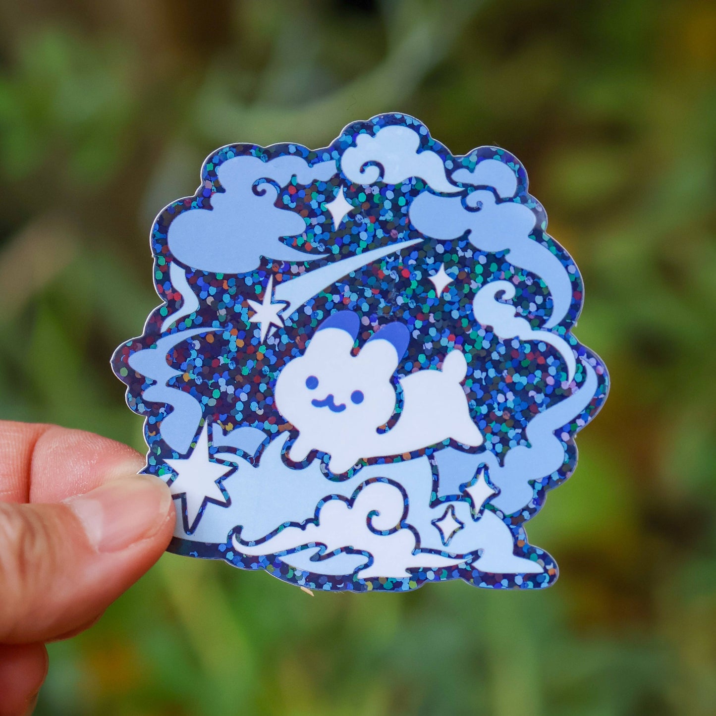 Thousand Skies - Holographic Vinyl Sticker - Sparkling Night