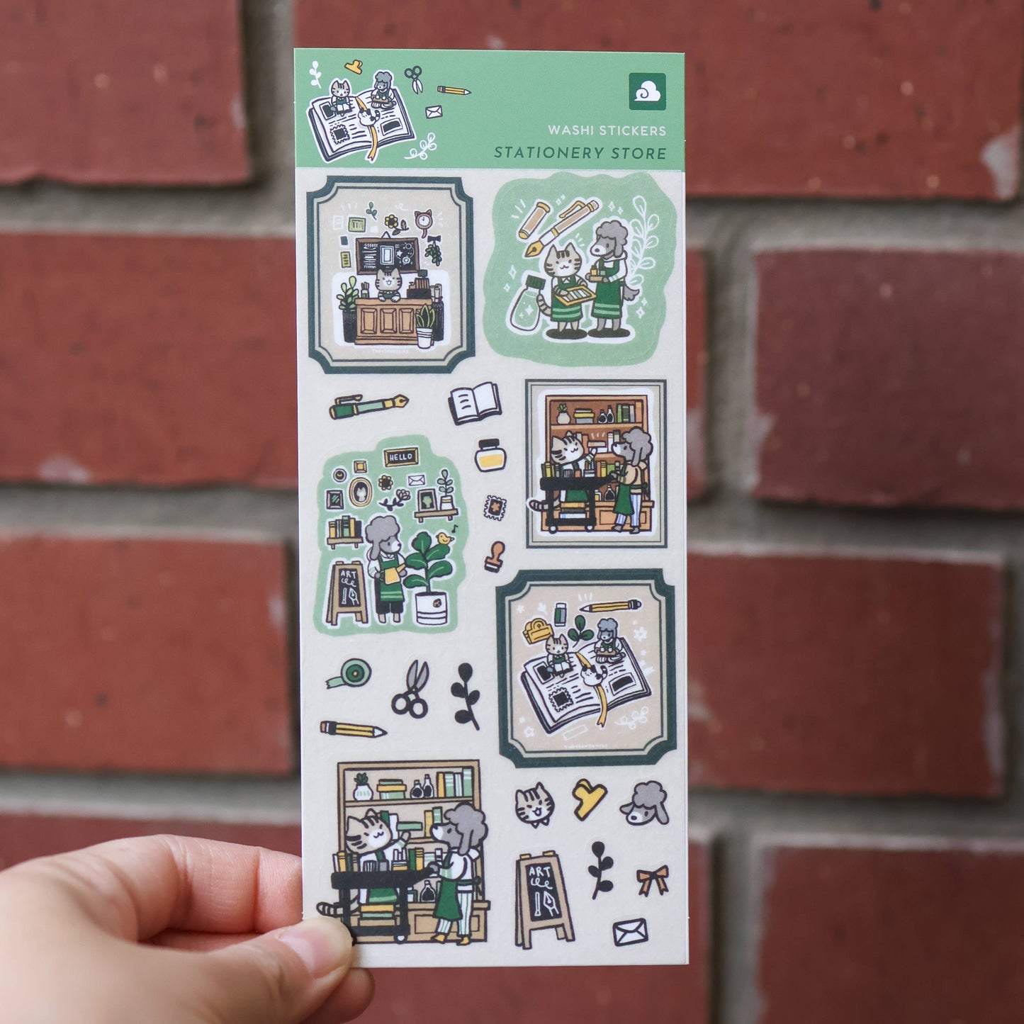 Thousand Skies - Washi Sticker Sheet - Stationery Store