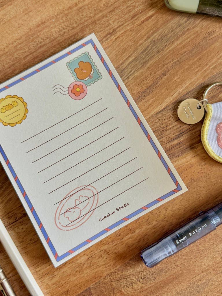 Kumakun Studio - Postal Notepad