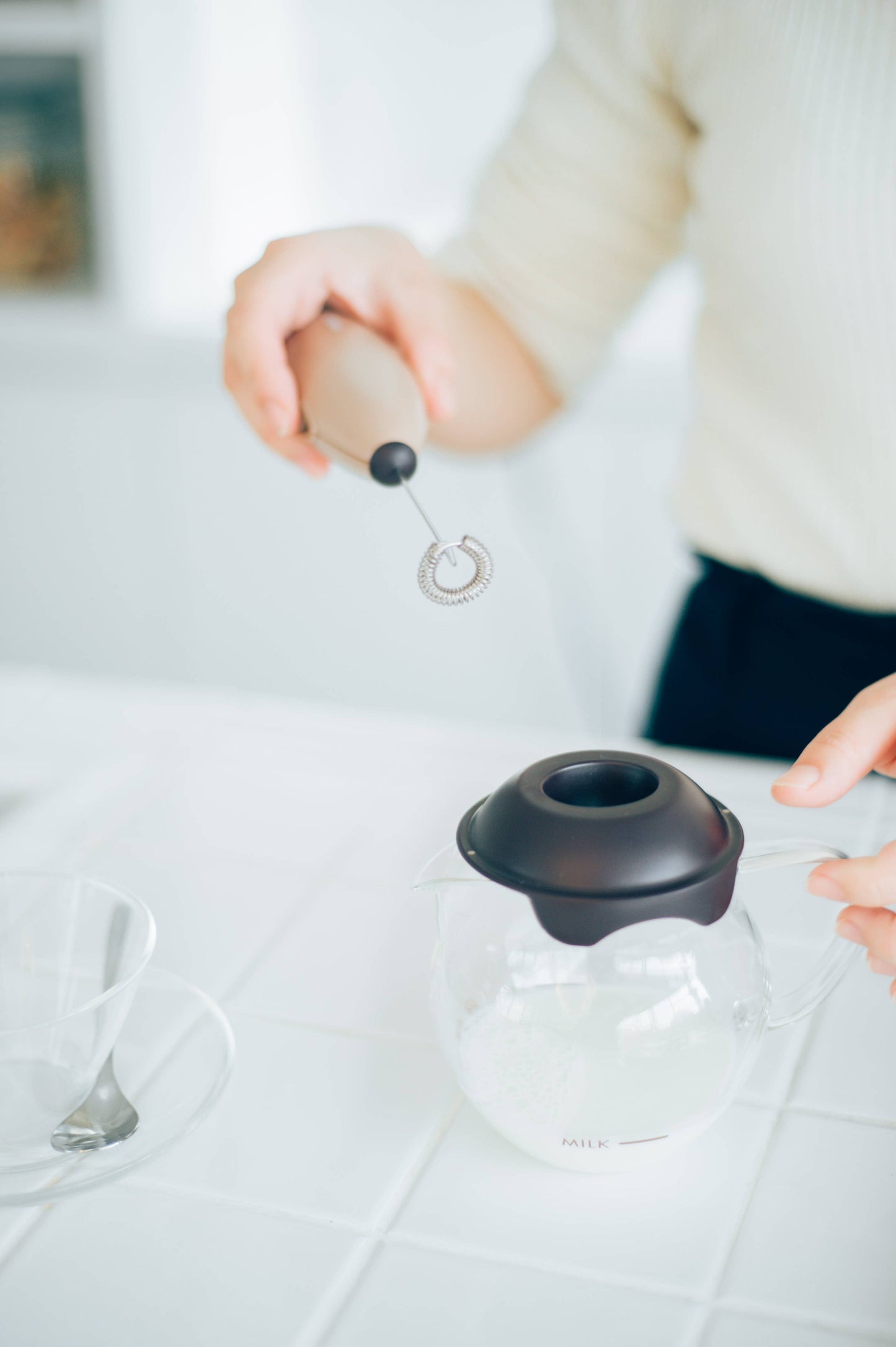 Hario - Matcha Whisk & Creamer