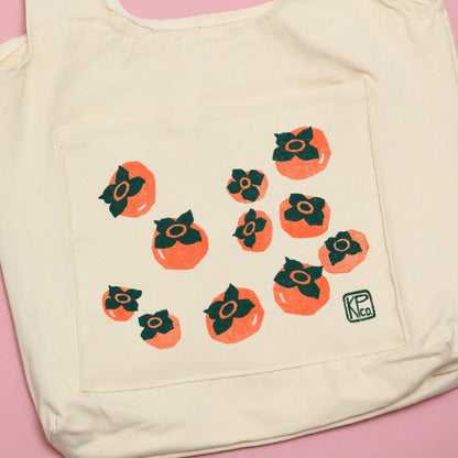Kayan Pepper Co. - Persimmon Screen Printed Tote Bag