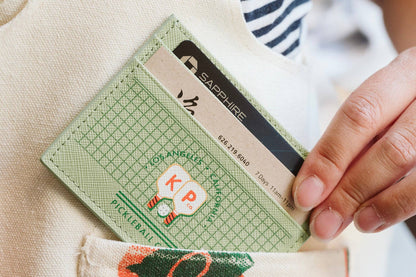 Kayan Pepper Co. - Pickleball Club - Saffiano Leather Card Holder