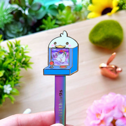 SumLilThings - Enamel Sticker Tweezer - Lil' Arcade Time (Fine Point)