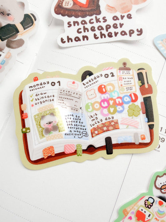 Kuboandlucy Stationery Co - Vinyl Sticker - In My Journal Era