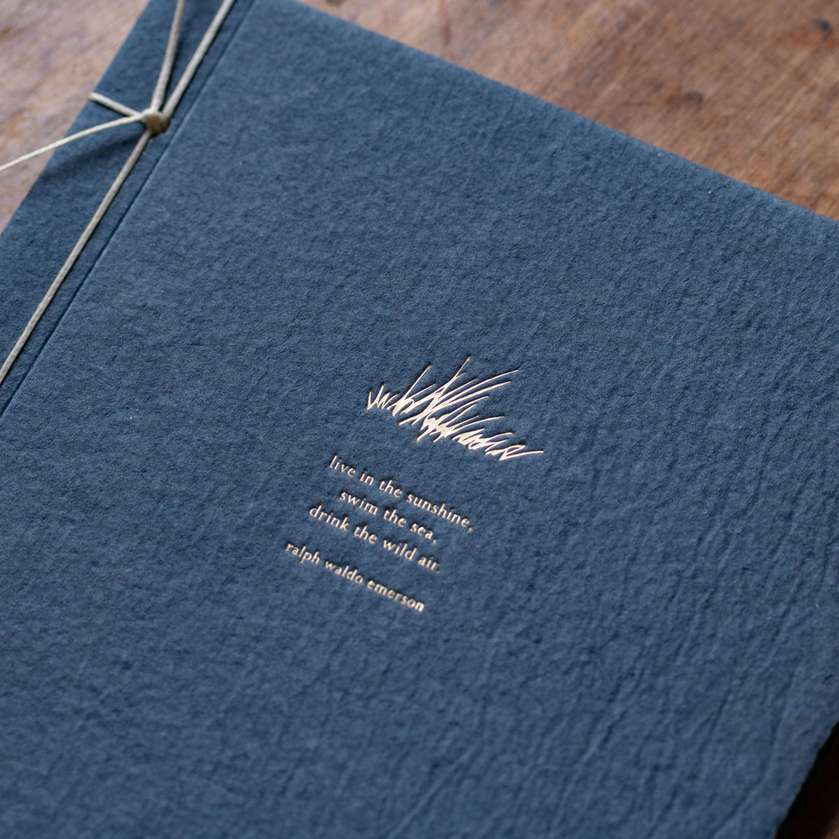 Oblation Papers & Press - Handmade Paper Journal - Ralph Waldo Emerson
