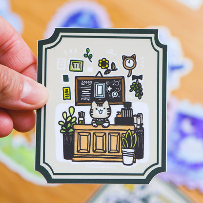 Thousand Skies - Vinyl Sticker - Stationery Store