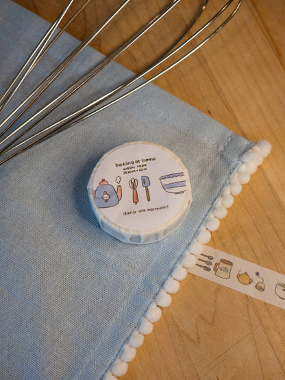dana ate oatmeal! - Baking at Home Washi Tape