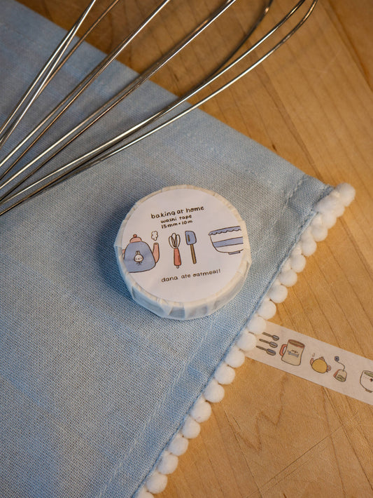 dana ate oatmeal! - Baking at Home Washi Tape