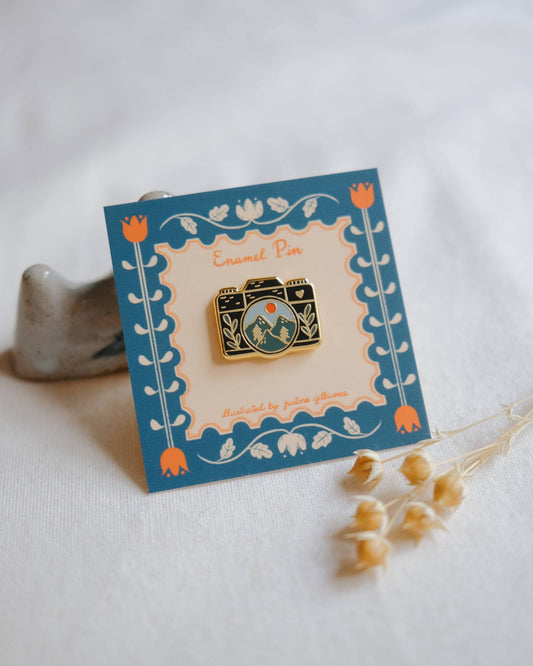 Justine Gilbuena - Enamel Pin - Camera