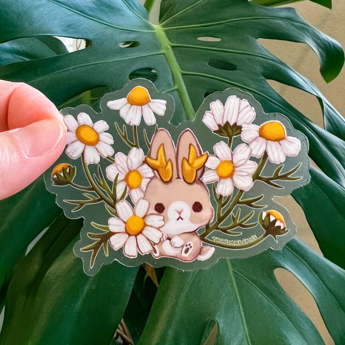 Thousand Skies - Transparent Vinyl Sticker - Jackalope's Garden