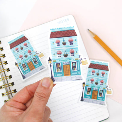 Sherry Lou Studio - Vinyl Sticker - Bookshop