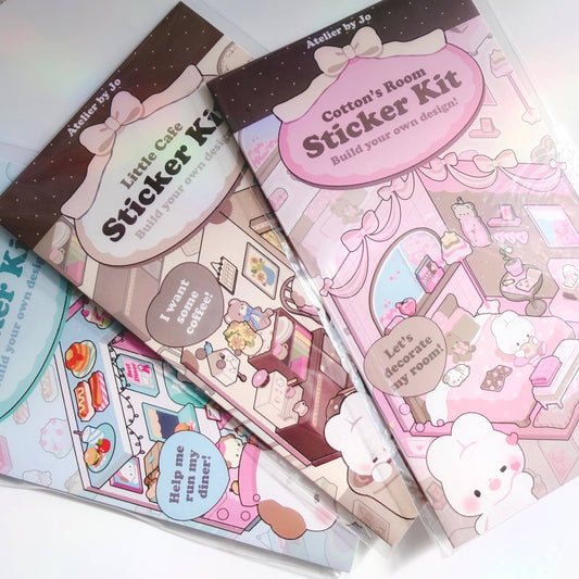 Atelier by Jo - Build-Your-Own 3D Scene Sticker Kits