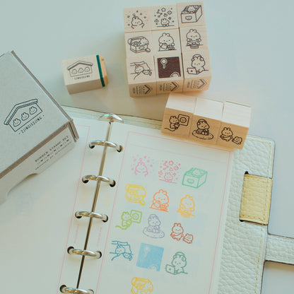 2jingis2jing - Living Softly Rubber Stamp – Vol.2