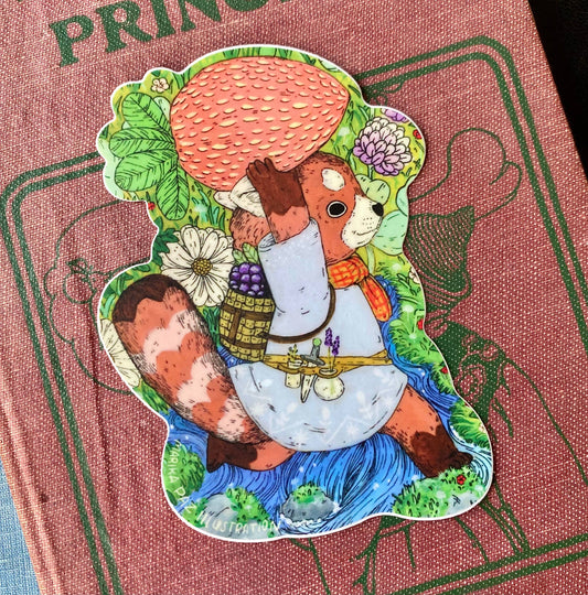 Marika Paz Illustration - Strawberry Forager Sticker