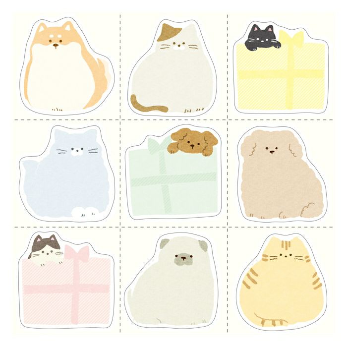 Furukawashiko Bi-Fold Color Paper - Spring Series - Animals