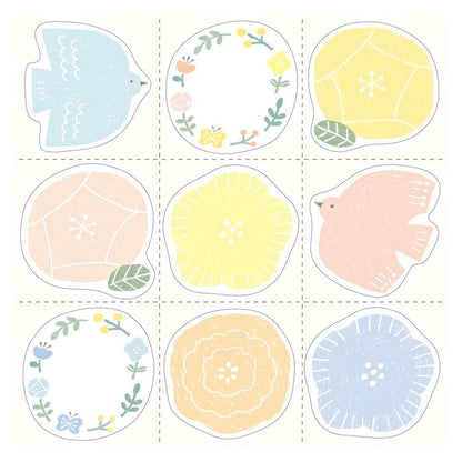 Furukawashiko Bi-Fold Color Paper - Spring Series - Flower