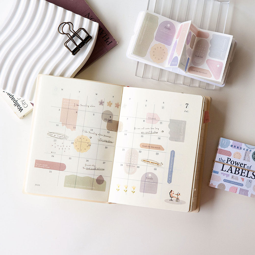MU Die-Cut Washi Book - Power of Labels