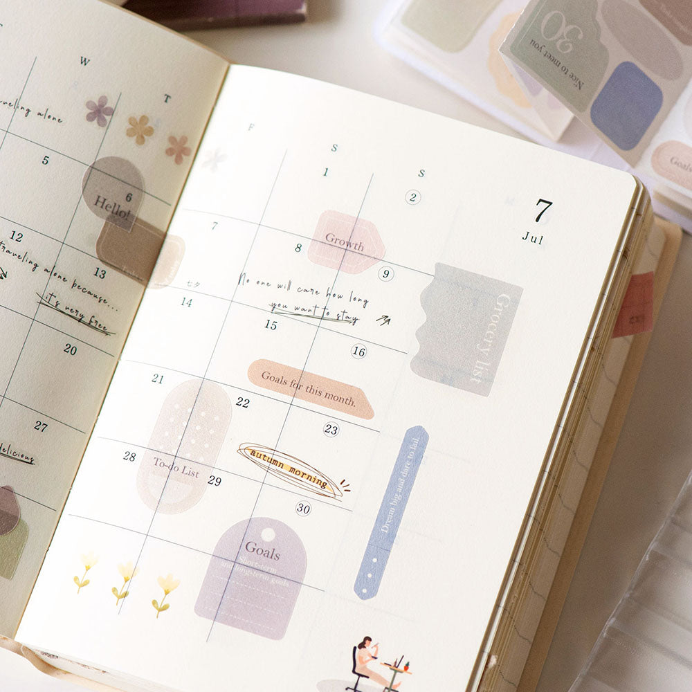 MU Die-Cut Washi Book - Power of Labels