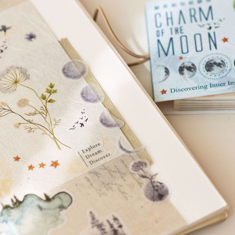 MU Die-Cut Washi Book - Charm of the Moon