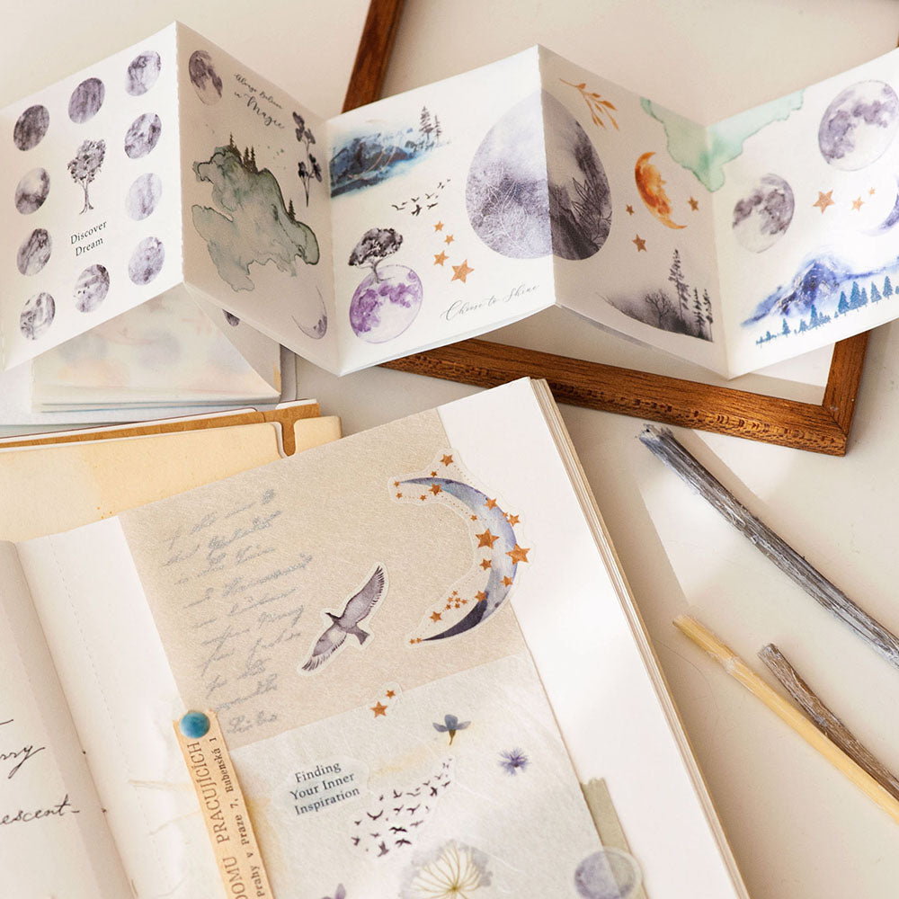 MU Die-Cut Washi Book - Charm of the Moon