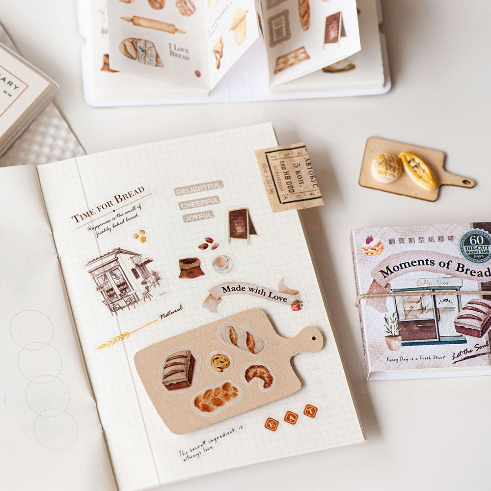 MU Die-Cut Washi Book - Moments of Bread