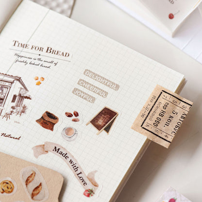 MU Die-Cut Washi Book - Moments of Bread